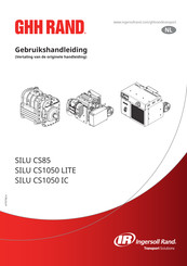 Ingersoll Rand SILU CS85 Gebruikshandleiding