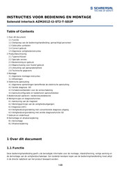 schmersal AZM201Z-I2-ST2-T-SD2P Instructies