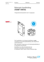 Endress+Hauser iTEMP TMT82 Handleiding