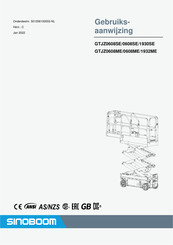 Sinoboom GTJZ0608SE Gebruiksaanwijzing