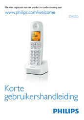 Philips D4050 Korte Gebruikershandleiding