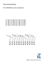 KaVo SONICflex crown extension 91 A Gebruiksaanwijzing