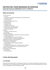 schmersal AZM201B-I2-ST2-T-1P2PW-A Instructies