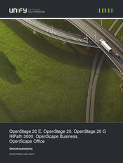 Unify OpenStage 20 Gebruiksaanwijzing