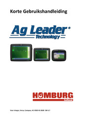 Homburg Ag Leader Technology Versa Gebruikshandleiding