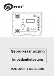 Sonel MZC-330S Gebruiksaanwijzing