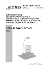 KERN ALT-A02 Gebruiksaanwijzing