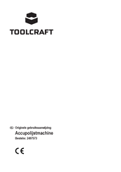 TOOLCRAFT TO-7492719 Originele Gebruiksaanwijzing