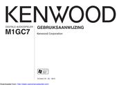 Kenwood M1GC7 Gebruiksaanwijzing