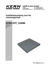 KERN KFP 600V20SNM Installatieaanwijzing