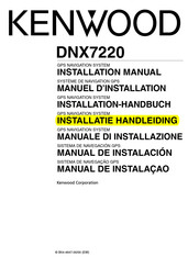 Kenwood DNX7220 Installatiehandleiding