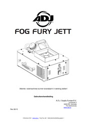 ADJ FOG FURY JETT Gebruikershandleiding