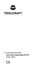 TOOLCRAFT AST-65 Originele Gebruiksaanwijzing