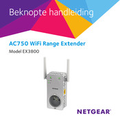 NETGEAR EX3800 Beknopte Handleiding