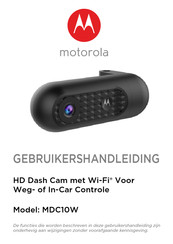 Motorola MDC10W Gebruikershandleiding