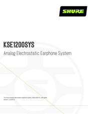 Shure KSE1200SYS Gebruiksaanwijzing