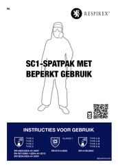 Respirex SC1-SPATPAK MET Gebruiksaanwijzing