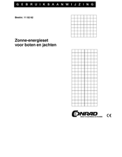 Conrad 11 02 62 Gebruiksaanwijzing