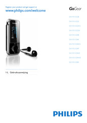 Philips GoGear SA1MXX04WS Gebruiksaanwijzing