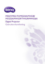 BenQ MX528 Gebruikershandleiding