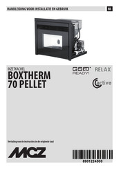 MCZ BOXTHERM 70 PELLET Handleiding Voor Installatie En Gebruik