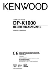 Kenwood DP-K1000 Gebruiksaanwijzing