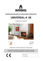 barbas UNIVERSAL-6 85 Gebruiksaanwijzing & Handleiding Onderhoud