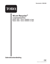 Toro Recycler Gebruikershandleiding