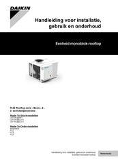 Daikin FC2 Handleiding Voor Installatie, Gebruik En Onderhoud