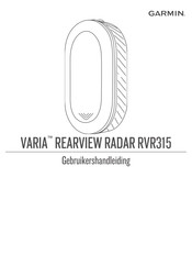 Garmin VARIA RVR315 Gebruikershandleiding