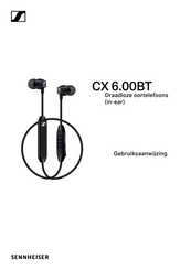 Sennheiser CX 6.00BT Gebruiksaanwijzing