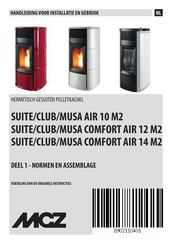 MCZ SUITE/CLUB COMFORT AIR 14 M2 Handleiding Voor Installatie En Gebruik