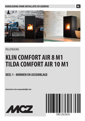 MCZ TILDA COMFORT AIR 10 M1 Handleiding Voor Installatie En Gebruik