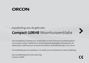 Orcon Compact-10RHB Handleiding Voor De Gebruiker