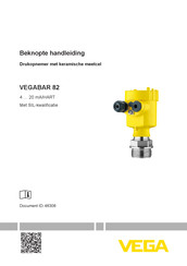 Vega VEGABAR 82 Handleiding