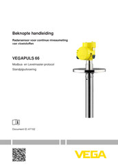 Vega PULS 66 Beknopte Handleiding