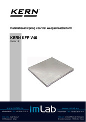 KERN KFP V40 Series Installatieaanwijzing