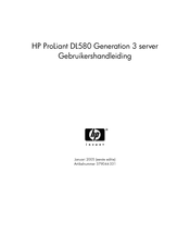 HP ProLiant DL580 Generation 3 Gebruikershandleiding