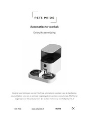 Pets Pride Automatische voerbak Gebruiksaanwijzing