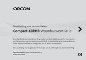 Orcon Compact-10RHB Handleiding Voor De Installateur