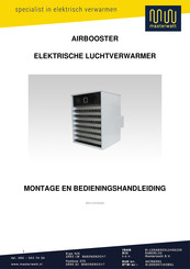 Masterwatt Airbooster 5kW Montage- En Bedieningshandleiding