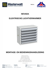 Masterwatt NEVADA Montage- En Bedieningshandleiding