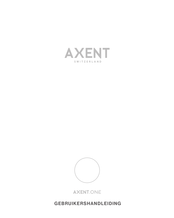 Axent ONE E80.0600.0001.9 Gebruikershandleiding