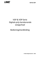 UWE VOP-30 Bedieningshandleiding