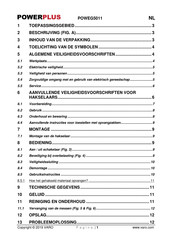 Powerplus POWEG5011 Gebruiksaanwijzing