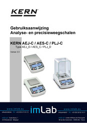 KERN AEJ 100-4DM Gebruiksaanwijzing