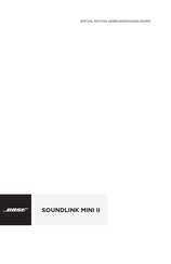 Bose SoundLink Mini II Special Edition Gebruikershandleiding