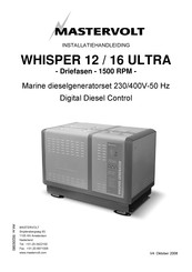 Mastervolt WHISPER 12 ULTRA 51107305 Installatiehandleiding