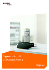 Siemens Gigaset M34 USB Gebruiksaanwijzing