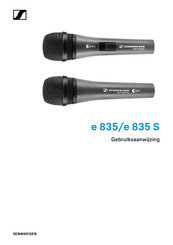 Sennheiser evolution e 835 Gebruiksaanwijzing